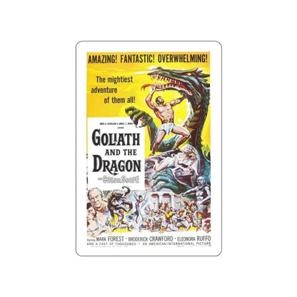 GOLIATH AND THE DRAGON 1960 Movie Poster STICKER Vinyl Die-Cut Decal 2 Inch - The Sticker Space
