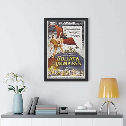 GOLIATH AND THE VAMPIRES 1961 - Framed Movie Poster-The Sticker Space