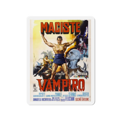 GOLIATH AND THE VAMPIRES (ITALIAN) 2 1961 Movie Poster - Die-Cut Magnet-2" x 2"-The Sticker Space