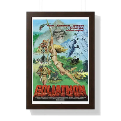 GOLIATHON (THE MIGHTY PEKING MAN) 1977 - Framed Movie Poster - The Sticker Space