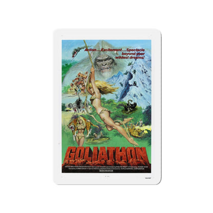 GOLIATHON (THE MIGHTY PEKING MAN) 1977 Movie Poster - Die-Cut Magnet-3" x 3"-The Sticker Space