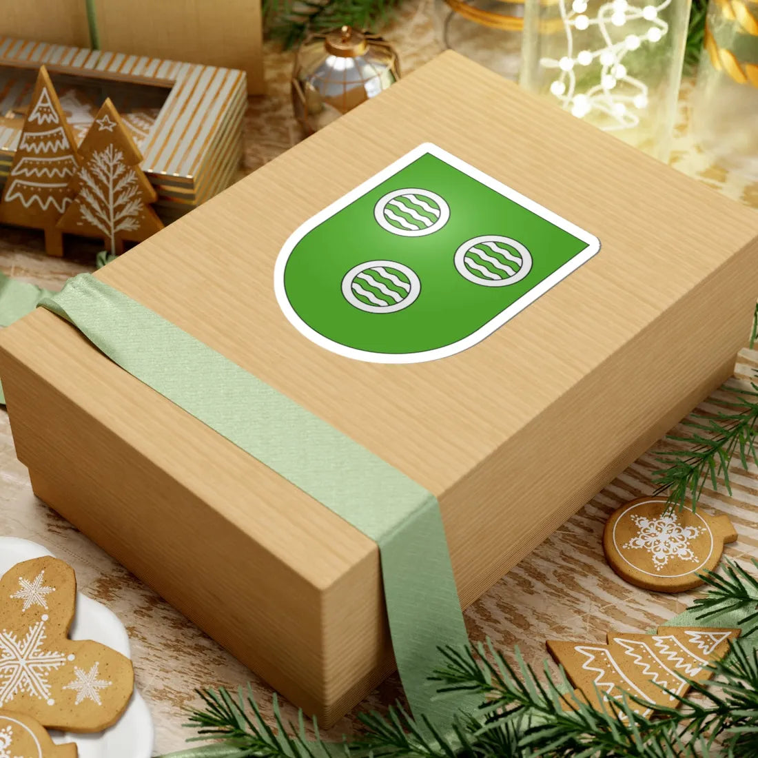 Gollion-coat of arms (Switzerland) (Coat of Arms) STICKER Vinyl Kiss-Cut Decal - The Sticker Space