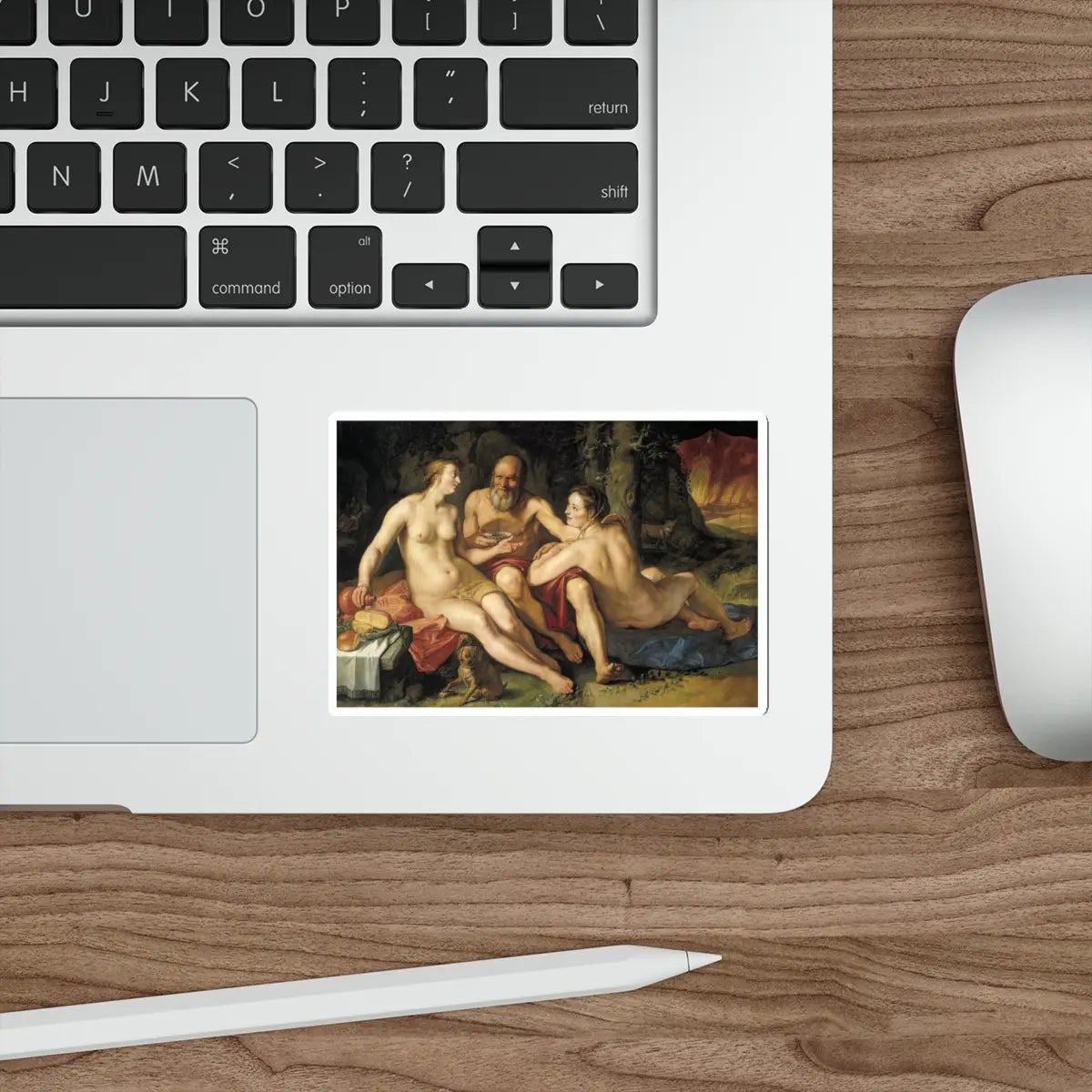 SKU:12856276651174764020 Sticker types:White Shape:Die-Cut Sizes:4" × 4"