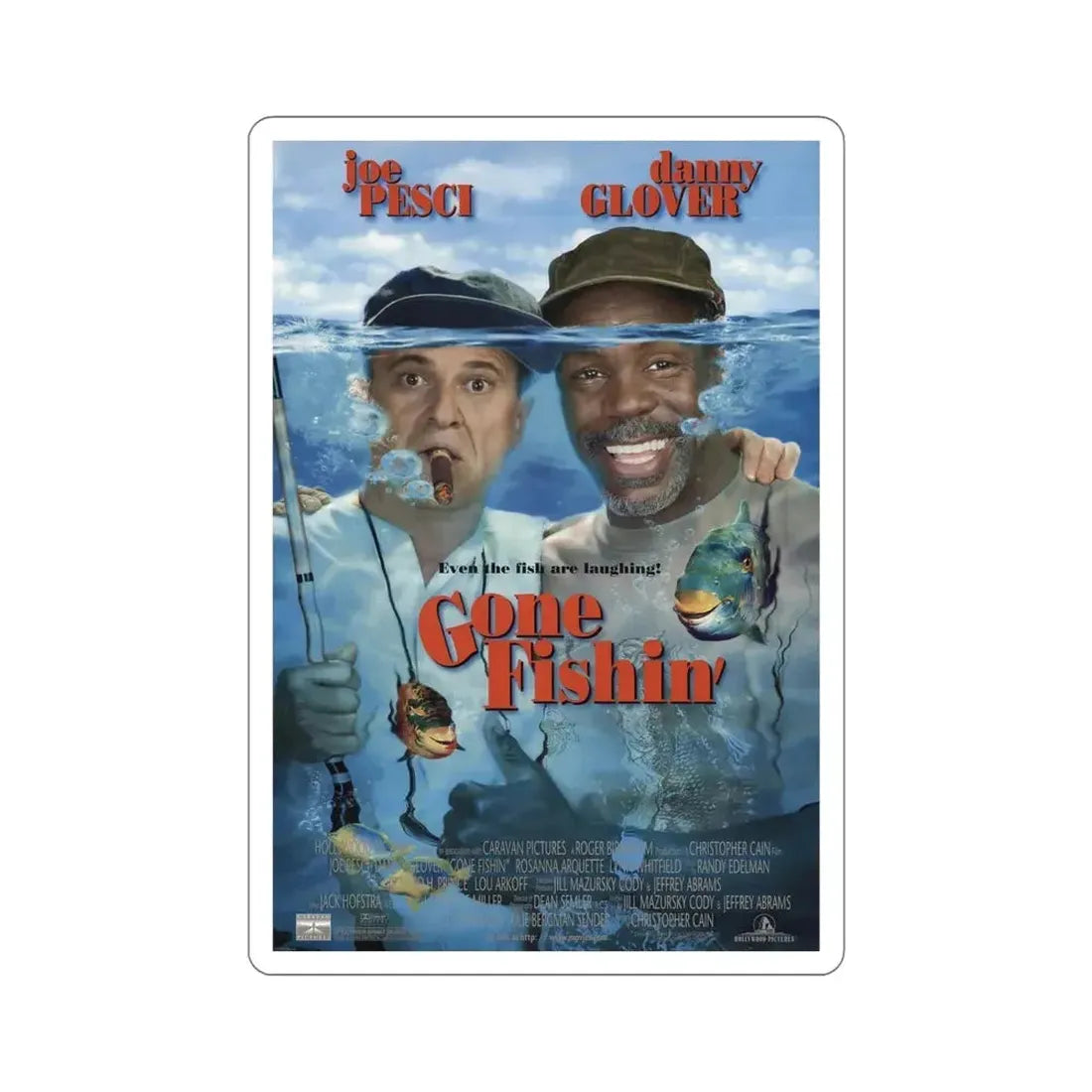 Gone Fishin 1997 Movie Poster STICKER Vinyl Die-Cut Decal - The Sticker Space
