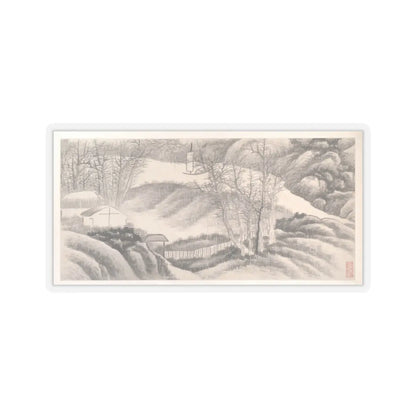 Gong Xian - Landscapes of the Twelve Months - ca. 1685 v1 - STICKER Vinyl Kiss-Cut Decal