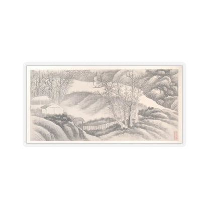 Gong Xian - Landscapes of the Twelve Months - ca. 1685 v1 - STICKER Vinyl Kiss-Cut Decal
