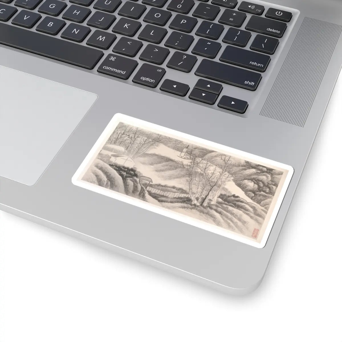 Gong Xian - Landscapes of the Twelve Months - ca. 1685 v1 - STICKER Vinyl Kiss-Cut Decal