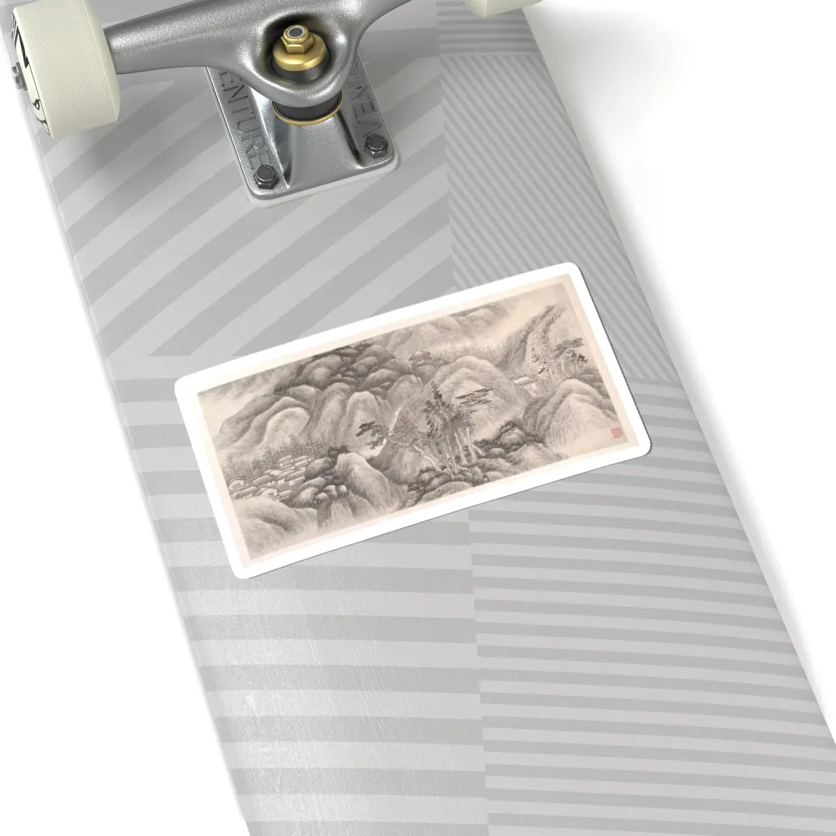 Gong Xian - Landscapes of the Twelve Months - ca. 1685 v6 - STICKER Vinyl Kiss-Cut Decal