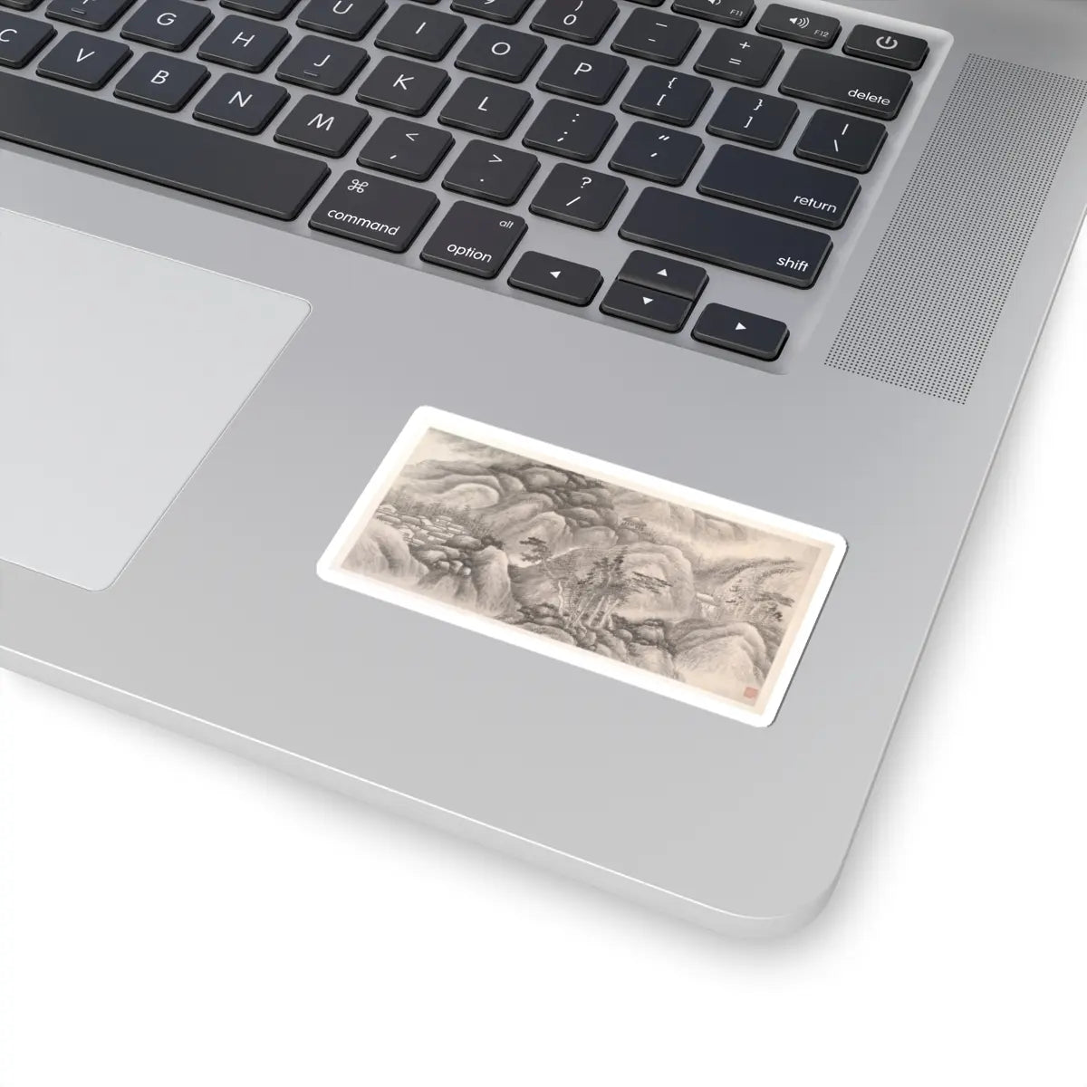 Gong Xian - Landscapes of the Twelve Months - ca. 1685 v6 - STICKER Vinyl Kiss-Cut Decal