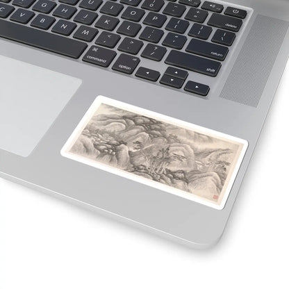 Gong Xian - Landscapes of the Twelve Months - ca. 1685 v6 - STICKER Vinyl Kiss-Cut Decal