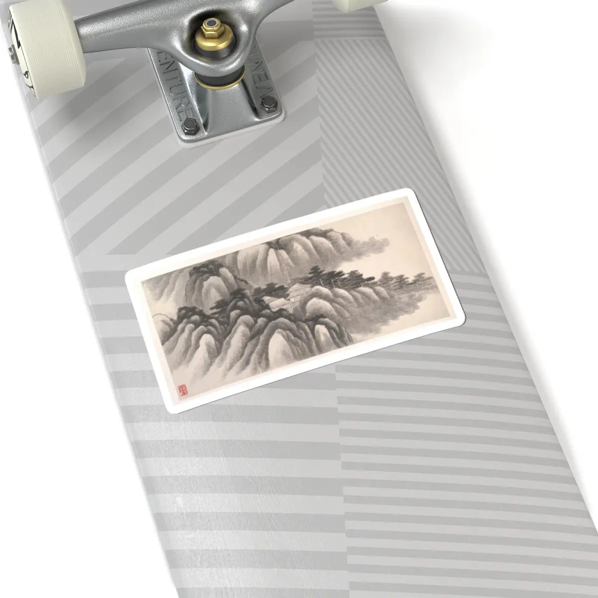 Gong Xian - Landscapes of the Twelve Months - ca. 1685 v8 - STICKER Vinyl Kiss-Cut Decal