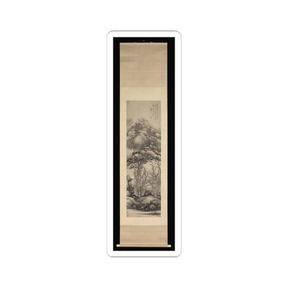 Gong Xian - Wintry mountains - ca. 1679–89 v2 - STICKER Vinyl Kiss-Cut Decal