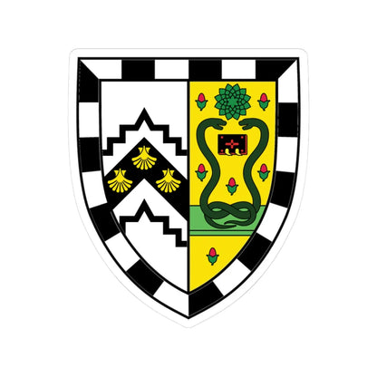 Gonville  Caius College Crest (England) (Coat of Arms) STICKER Vinyl Kiss-Cut Decal 3 Inch White - The Sticker Space