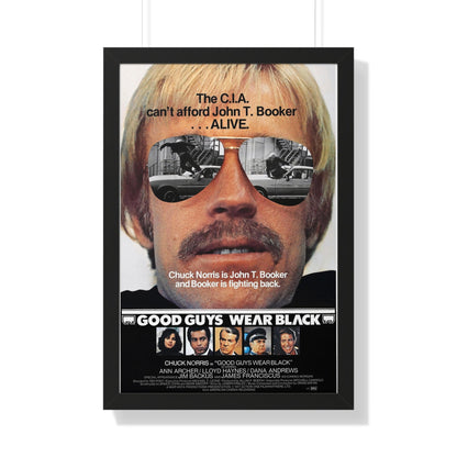 GOOD GUYS WEAR BLACK 1978 - Framed Movie Poster-20" x 30"-The Sticker Space