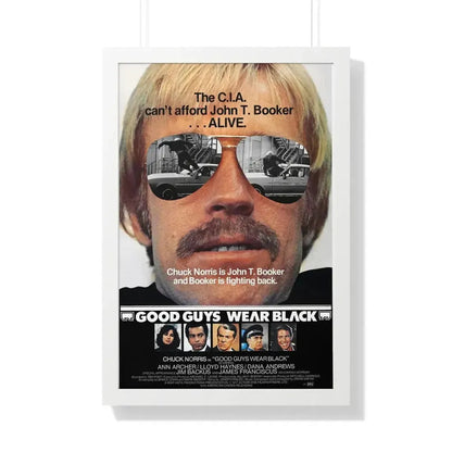 GOOD GUYS WEAR BLACK 1978 - Framed Movie Poster - The Sticker Space