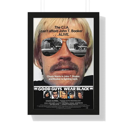 GOOD GUYS WEAR BLACK 1978 - Framed Movie Poster - The Sticker Space
