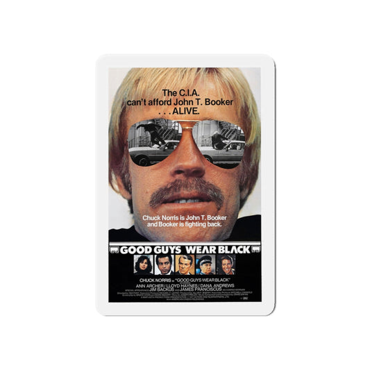 GOOD GUYS WEAR BLACK 1978 Movie Poster - Die-Cut Magnet-6 × 6"-The Sticker Space