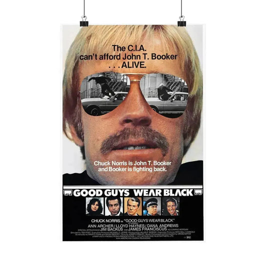 GOOD GUYS WEAR BLACK 1978 - Paper Movie Poster 12″ x 18″ Matte - The Sticker Space