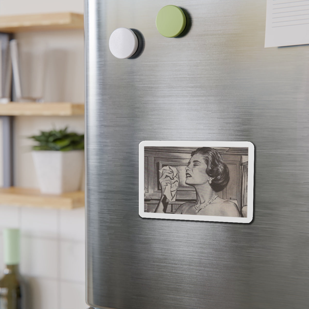 Good Housekeeping illustration (Magazine Illustration) Refrigerator Magnet-The Sticker Space