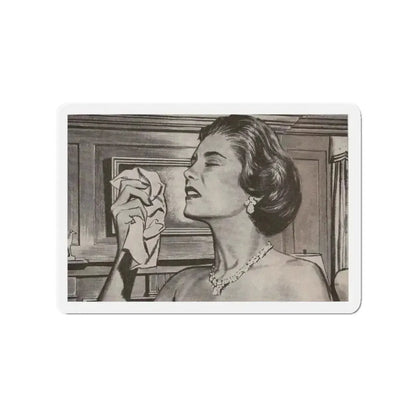 Good Housekeeping illustration (Magazine Illustration) Refrigerator Magnet 3 Inch Die-Cut - The Sticker Space