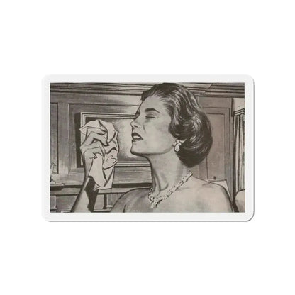 Good Housekeeping illustration (Magazine Illustration) Refrigerator Magnet 4 Inch Die-Cut - The Sticker Space