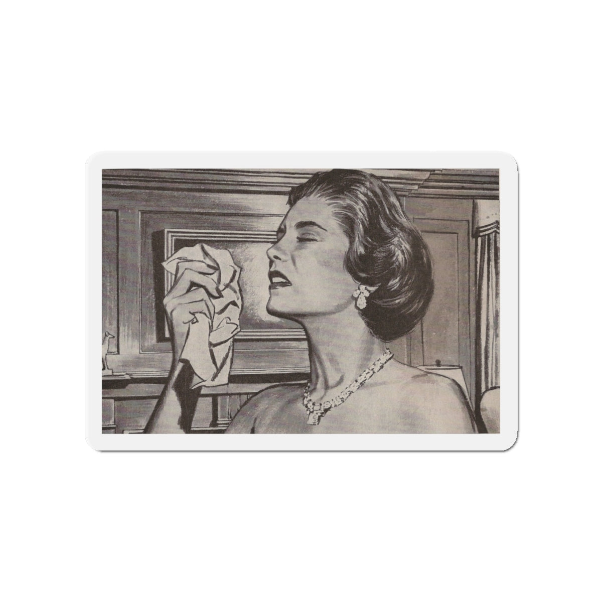 Good Housekeeping illustration (Magazine Illustration) Refrigerator Magnet-4" x 4"-The Sticker Space