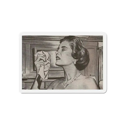 Good Housekeeping illustration (Magazine Illustration) Refrigerator Magnet 5 Inch Die-Cut - The Sticker Space