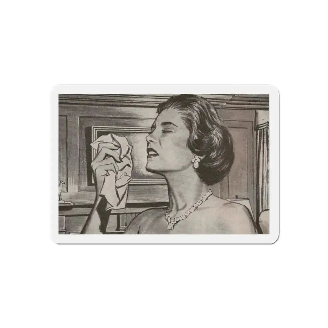 Good Housekeeping illustration (Magazine Illustration) Refrigerator Magnet 6 Inch Die-Cut - The Sticker Space
