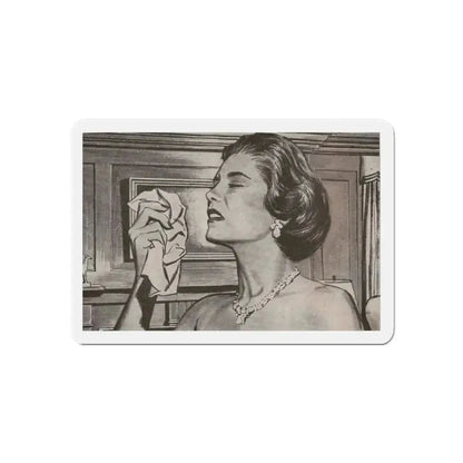 Good Housekeeping illustration (Magazine Illustration) Refrigerator Magnet 6 Inch Die-Cut - The Sticker Space