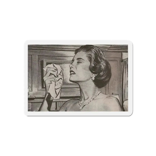 Good Housekeeping illustration (Magazine Illustration) Refrigerator Magnet 6 Inch Die-Cut - The Sticker Space