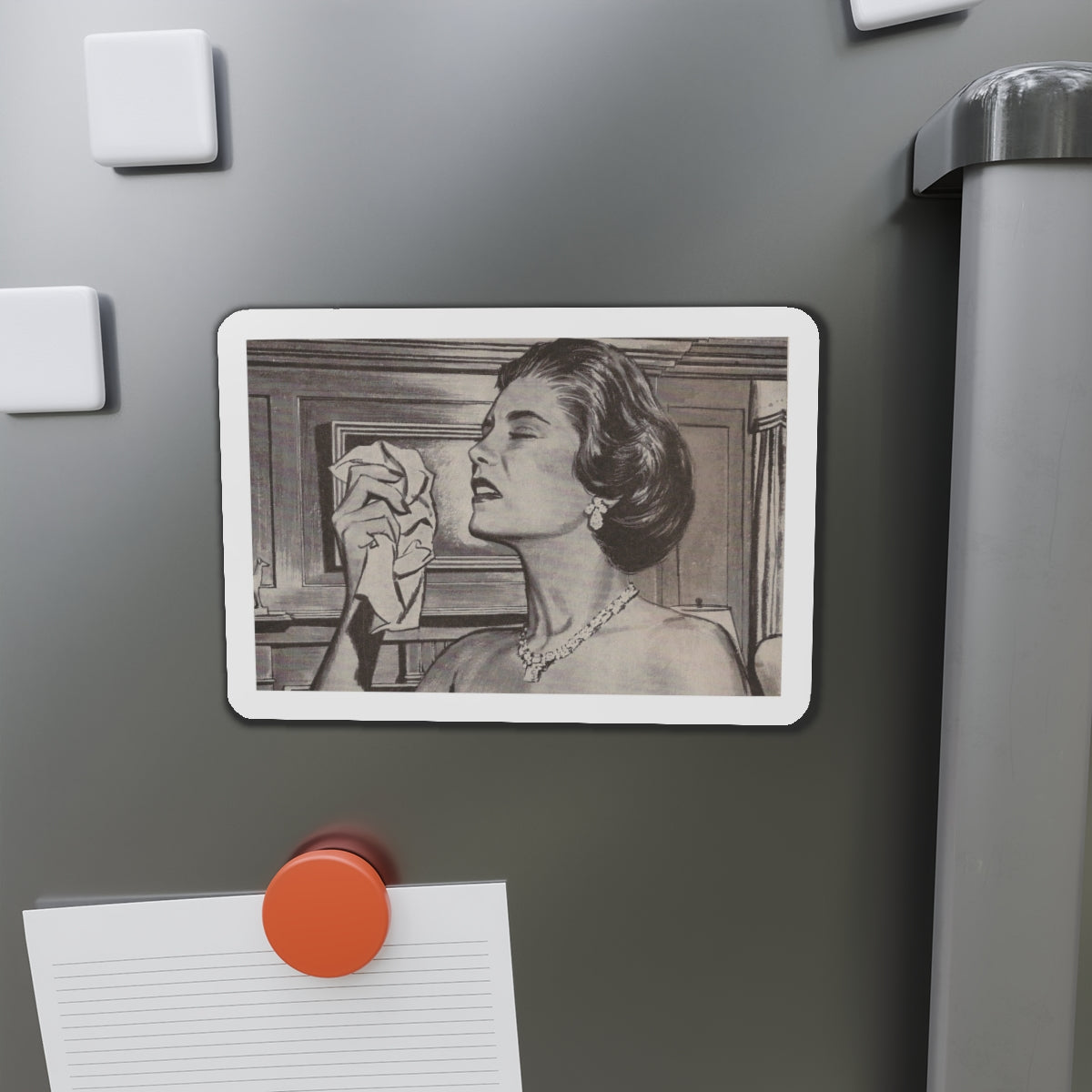 Good Housekeeping illustration (Magazine Illustration) Refrigerator Magnet-The Sticker Space