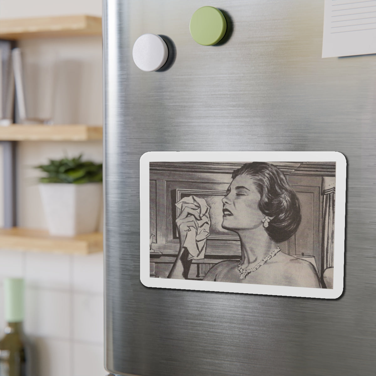 Good Housekeeping illustration (Magazine Illustration) Refrigerator Magnet-The Sticker Space