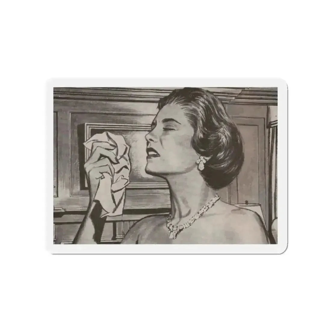 Good Housekeeping illustration (Magazine Illustration) Refrigerator Magnet - The Sticker Space