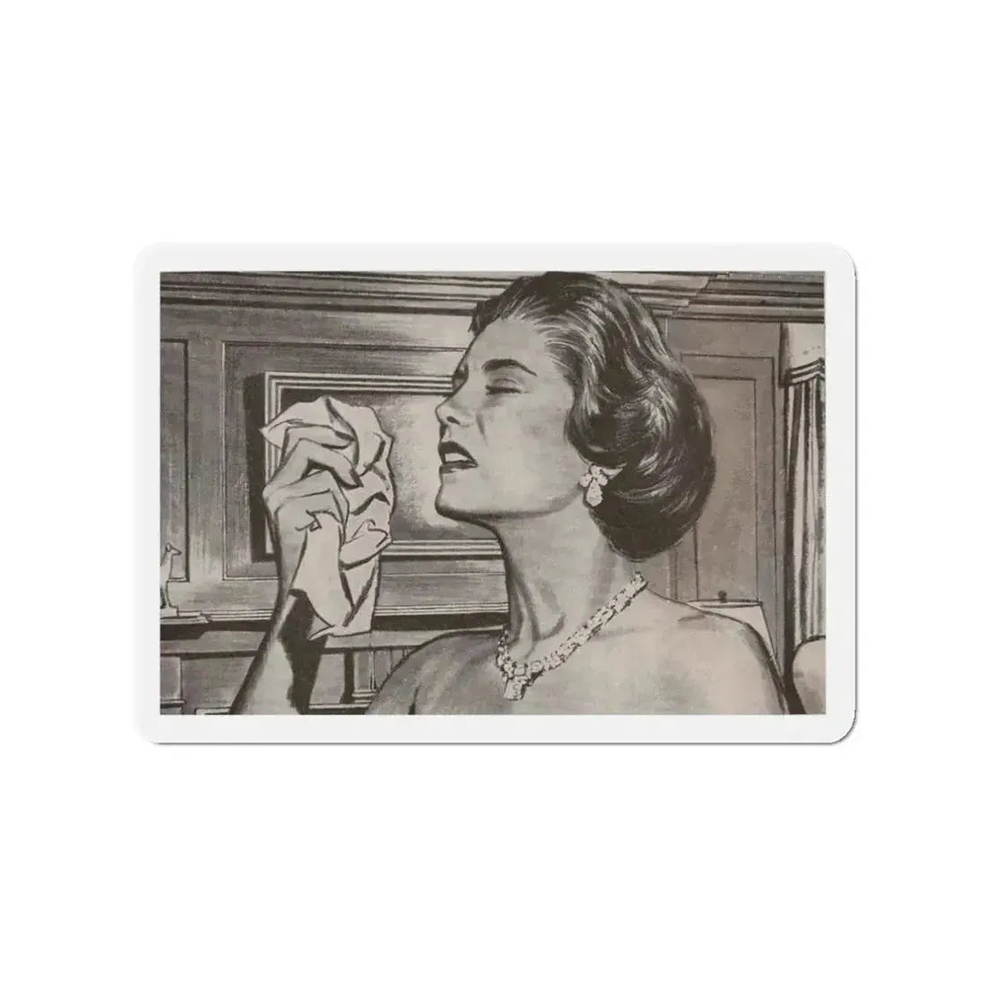 Good Housekeeping illustration (Magazine Illustration) Refrigerator Magnet - The Sticker Space