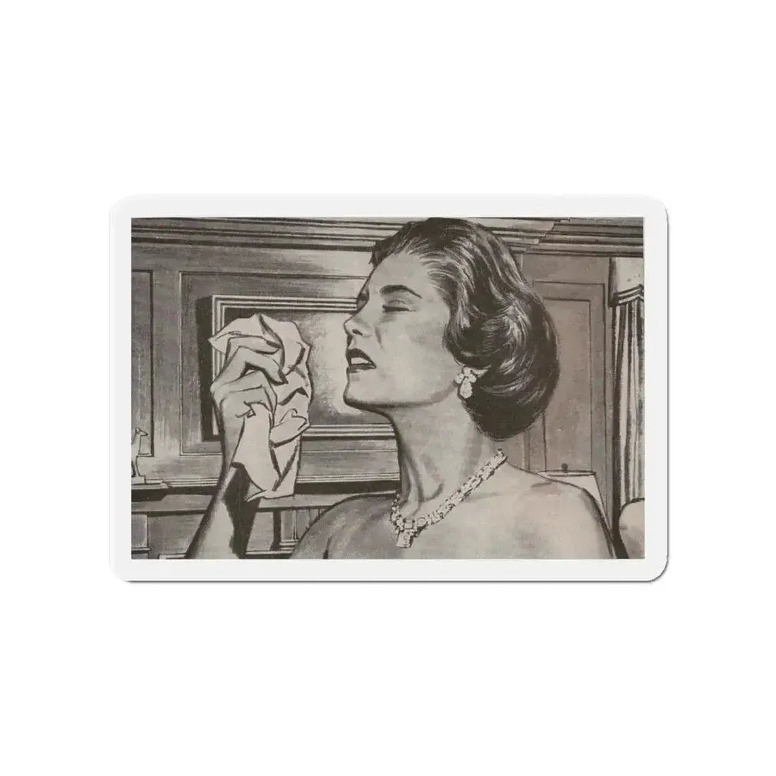 Good Housekeeping illustration (Magazine Illustration) Refrigerator Magnet - The Sticker Space