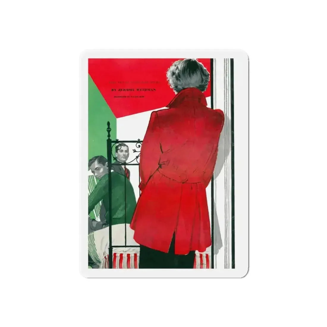 Good Housekeeping illustration, March 1950 (Magazine Illustration) Refrigerator Magnet - The Sticker Space