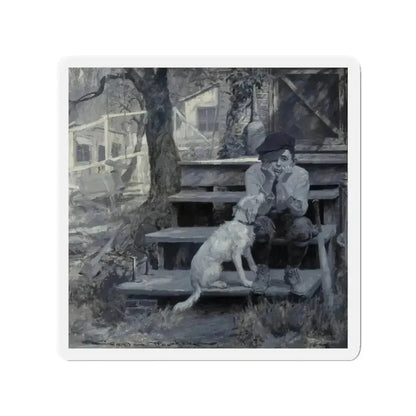 Good Housekeeping magazine story illustration, 1922 (Magazine Illustration) Refrigerator Magnet - The Sticker Space