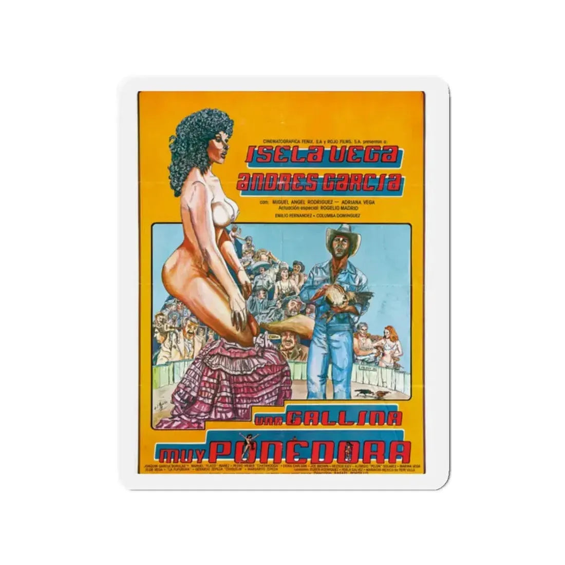 GOOD LAYING HEN Movie Poster - Refrigerator Magnet 2 Inch - The Sticker Space