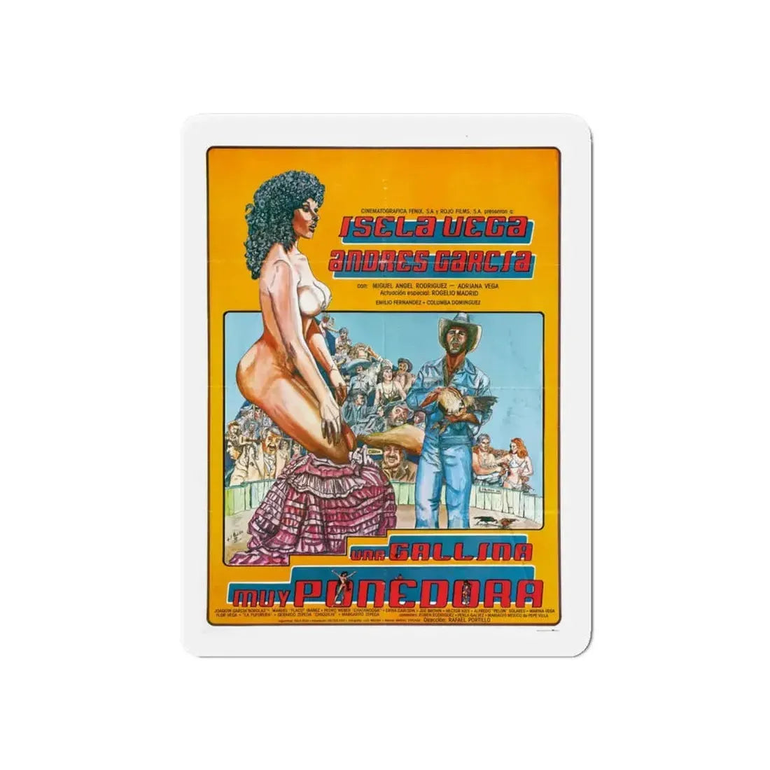 GOOD LAYING HEN Movie Poster - Refrigerator Magnet 6 Inch - The Sticker Space