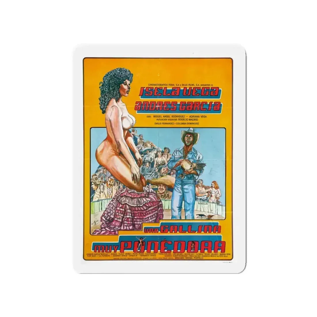 GOOD LAYING HEN Movie Poster - Refrigerator Magnet - The Sticker Space