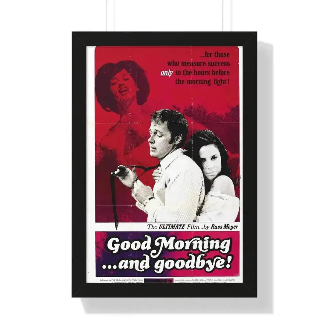 GOOD MORNING AND GOODBYE 1967 - Framed Movie Poster 16″ x 24″ Black - The Sticker Space