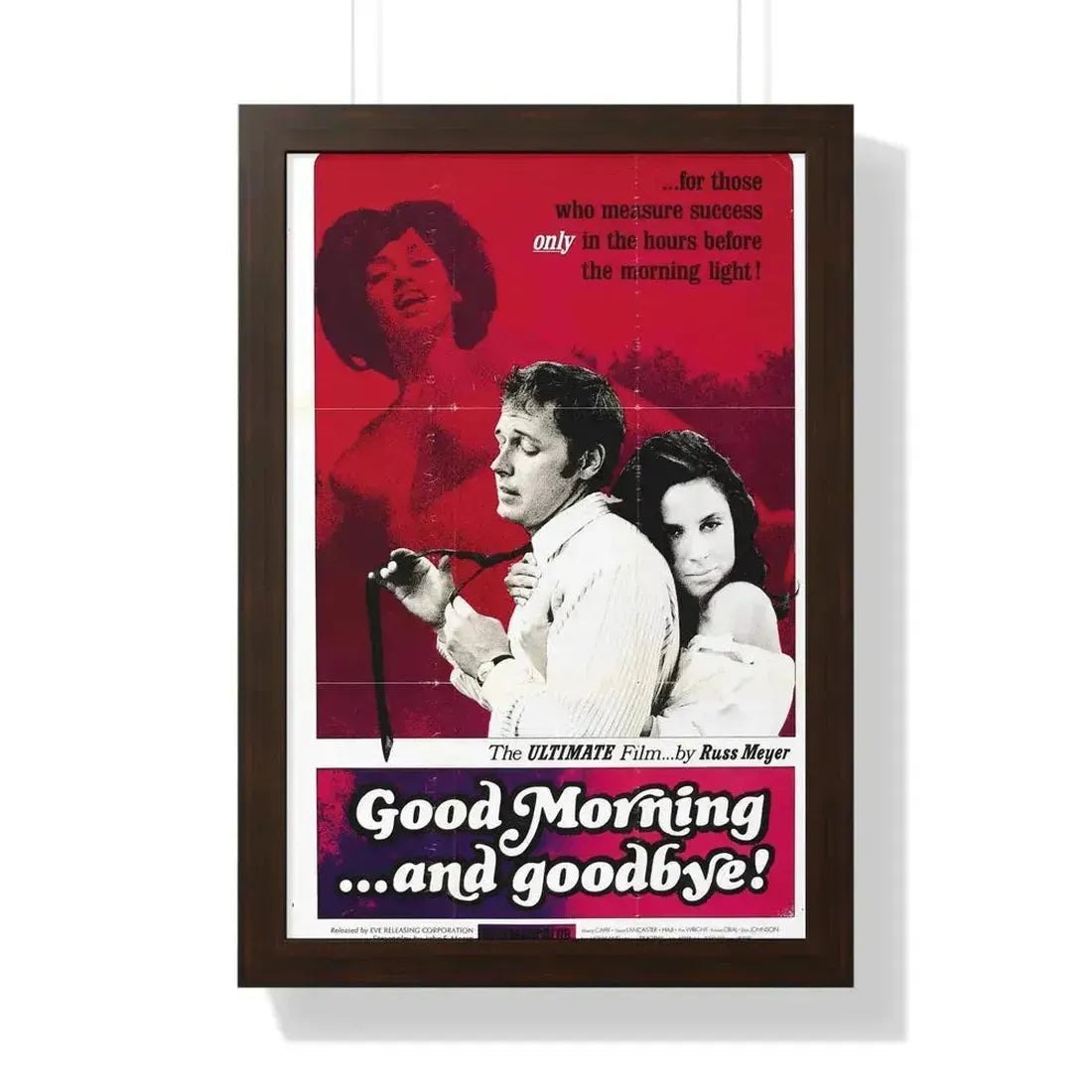 GOOD MORNING AND GOODBYE 1967 - Framed Movie Poster 16″ x 24″ Walnut - The Sticker Space