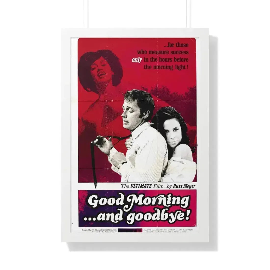 GOOD MORNING AND GOODBYE 1967 - Framed Movie Poster 20" x 30" White - The Sticker Space