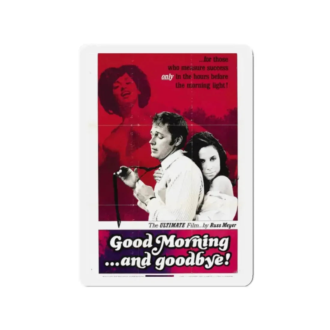 GOOD MORNING AND GOODBYE 1967 Movie Poster - Refrigerator Magnet 2 Inch - The Sticker Space