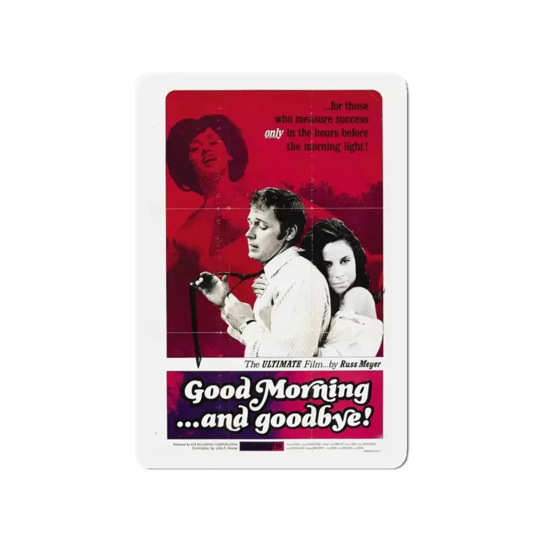 GOOD MORNING AND GOODBYE 1967 Movie Poster - Refrigerator Magnet 3 Inch - The Sticker Space