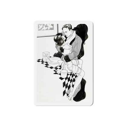 Good Morning (Magazine Illustration) Refrigerator Magnet 5 Inch Die-Cut - The Sticker Space