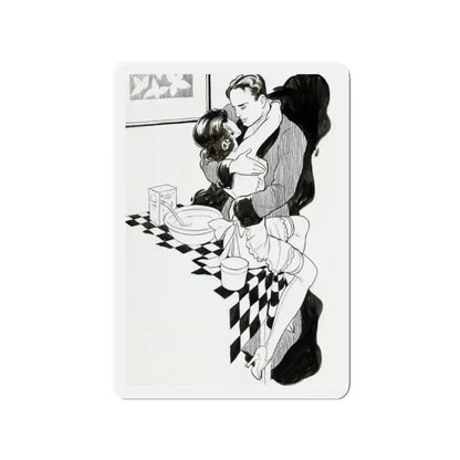 Good Morning (Magazine Illustration) Refrigerator Magnet - The Sticker Space