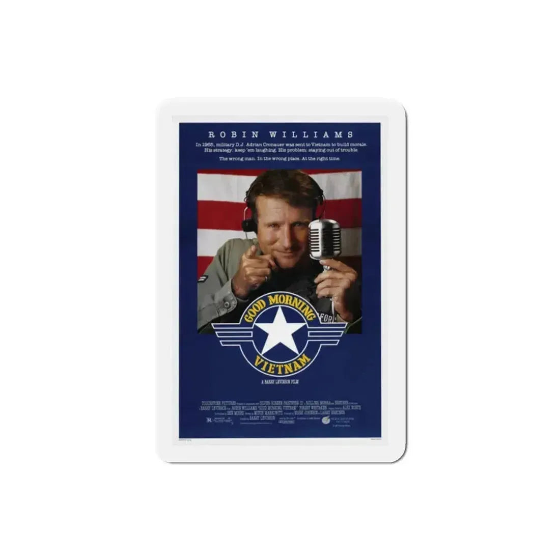 Good Morning, Vietnam 1987 Movie Poster Refrigerator Magnet - The Sticker Space