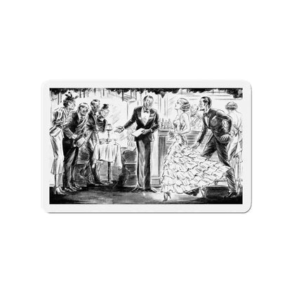 Good Old Jack, Liberty magazine, February 6, 1937 (Magazine Illustration) Refrigerator Magnet 4 Inch Die-Cut - The Sticker Space