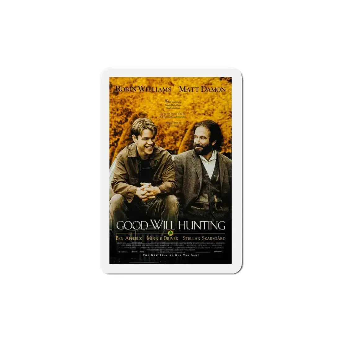 Good Will Hunting 1997 Movie Poster Refrigerator Magnet 5 Inch - The Sticker Space